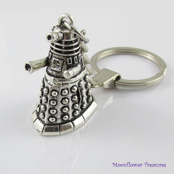 Dr Who Inspired Dalek Keychain Keyring Key Ring Great Gift