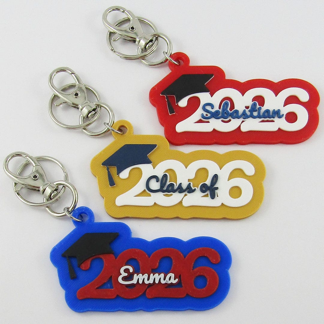 2026 Graduation Cap Keychain Bag Tag 77mm 2026 Year Student Gift - Etsy ...