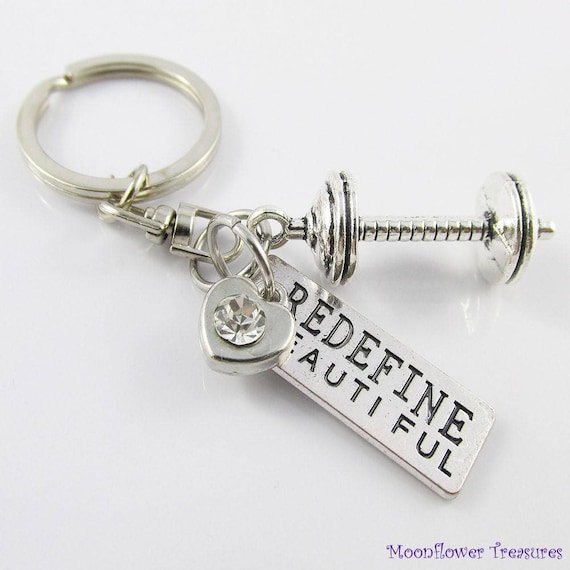 Barbell keyring best sale