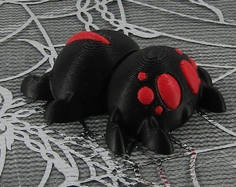 Articulating 3D Halloween Jumping Spider Fidget Toy Desk Decoration Gift