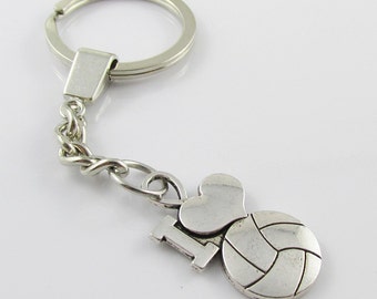 I Love Netball Keychain Keyring Coach Team End of Season Gift