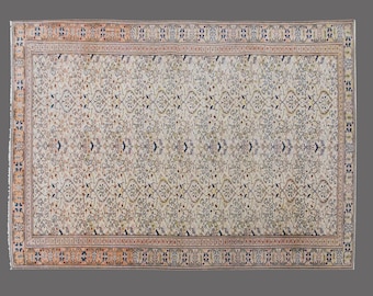 Vintage Turkish Rug, 5x7 Rug, Turkish Rug, Handwoven Wool Carpet, Area Rug, 5x7 Carpet, Wool Rug
