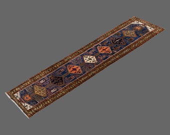 Runner Rug", Turkish Rug, Antique Rug, 3.0 x 15.5 feet, Oushak Rug, Vintage Rug, Oriental Rug, Handmade Rug, Hallway Rug", Kitchen Rug