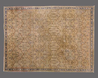 Threads of Anatolia, Vintage Turkish Rug, 4 x 6 ft Rug, Vintage Rug