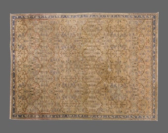 Area Rug, "Turkish Rug, Vintage Rug, 3'7 x 6 feet, Oushak Rug, Antique Rug, Oriental Rug, Handmade Rug, Decorative Rug, Large Rug, Old Rug