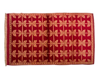 4x7 Turkish Handmade Wool Shaggy Rug,Bohemian Beni Ourain Rug,Flokati Rug