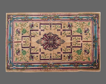 Turkish Rug, Vintage Rug, 5 x 8'6 feet, Oushak Rug, Antique Rug, Oriental Rug, Handmade Rug, Decorative Rug, Old Rug,Area Rug