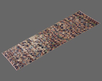 2.2 X 7.11 ft Vintage Rug Runner,Floor Oushak Rug,Hallway Turkish Rug Runner,Oushak Rugs,long runner, narrow long runner,Oushak Long Runner