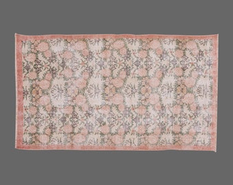 Vintage Rug, Area Rug, Turkish Rug, 3'6 x 6'7 feet, Oushak Rug, Antique Rug, Oriental Rug, Handmade Rug, Decorative Rug, Large Rug,Old Rug