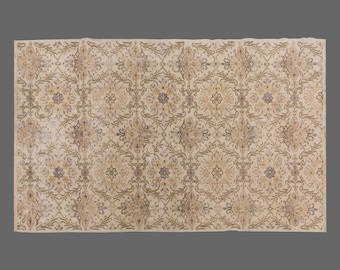 Vintage Rug", Area Rug, Turkish Rug, 3.10 x 7 feet, Oushak Rug, Antique Rug, Oriental Rug, Handmade Rug, Decorative Rug,Large Rug,Old Rug
