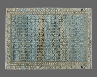 Turkish Rug, Vintage Rug, 4'3 x 6'2 feet, Oushak Rug, Antique Rug, Oriental Rug, Handmade Rug, Decorative Rug, , Old Rug,Area Rug