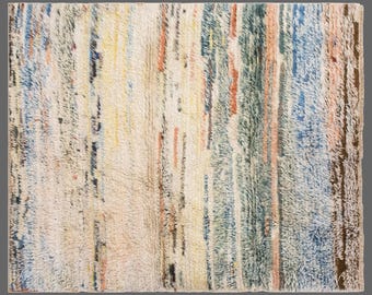 Vintage Nomadic Turkish Tulu Rug 142x192 cm / 4.66x6.3 ft – Handmade Wool, Boho & Traditional Turkish Design, Karapınar Rug