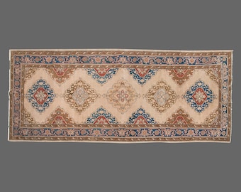 Turkish Rug, Area" Rug, Vintage Rug, 5 x 13 feet, Anatolian Rug, Antique Rug, Oriental Rug, Handmade Rug, Decorative Rug, Muted Rug