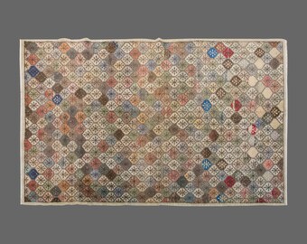 Vintage Rug, Area Rug, Turkish Rug, 6 x 10'4 feet, Oushak Rug, Antique Rug, Oriental Rug, Handmade Rug, Decorative Rug, Large Rug,Old Rug