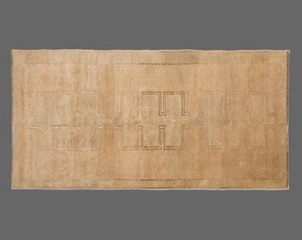 Antique Turkish Kars Rug 160x310 cm / 5.2x10.2 ft | One-of-a-Kind 60+ Year Old Rug