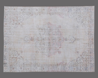 Vintage Turkish Rug, 7x10 Rug, Turkish Rug, Area Rug, Handwoven Wool Carpet, Large Area Rug, 7x10 Carpet