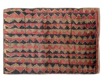 4x6 Turkish Handmade Wool Shaggy Rug,Bohemian Beni Ourain Rug,Flokati Rug