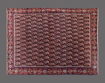 Almond Echoes of Anatolia, Vintage Turkish Rug, 4 x 6 ft Rug, Vintage Rug