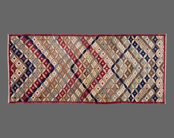 Turkish Rug, Vintage Rug, 4 x 8 feet, Oushak Rug, Antique Rug, Oriental Rug, Handmade Rug, Decorative Rug, Muted Rug, Old Rug,Area Rug