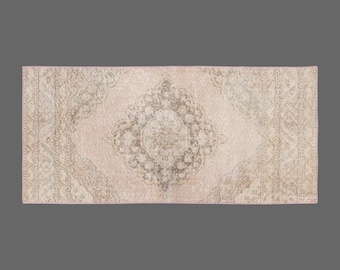 Turkish Rug,Decorative" Rug,Wonderful Turkish Rugs on Sale! FREE SHIPPING! Vintage Rug,Oushak Rug,Rug,Chic Rug,2'2" x 5" feet 67 x 147 cm