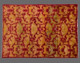 6x9 Vintage Turkish Area Rug, Area Rug, Handwoven Wool Carpet, Bohemian Area Rug, Bedroom Decor, Soft Texture, 6x9 Carpet