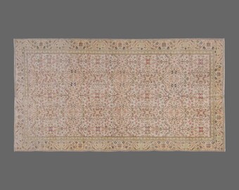 Turkish Rug, Area" Rug, Vintage Rug, 6 x 9'2 feet, Anatolian Rug, Antique Rug, Oriental Rug, Handmade Rug, Decorative Rug