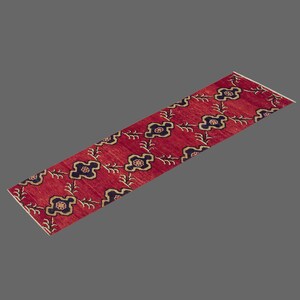2 X 8&#39;6 feet Vintage Rug Runner,Floor Oushak Rug,Hallway Turkish Rug Runner,Oushak Rugs,long runner, narrow long runner,Oushak Long Runner