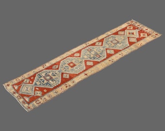 3'5 X 12'2 Floor" Turkish Runner,Oushak Rug Runner,Vintage Runner Rug,Oushak Rug Runner,Handmade Rug,Floor rug runner,Home Decor Rug Runner