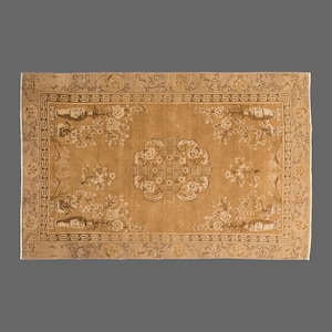 Vintage Rug, Area Rug, Turkish Rug, 5&#39;9 x 10 feet, Oushak Rug, Antique Rug, Oriental Rug, Handmade Rug, Decorative Rug, Large Rug,Old Rug