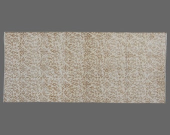 Turkish" Rug, Oushak Rug, 3 x 6.5 feet,Handmade Rug, Area Rug, Decorative Rug, Vintage Rug, Oriental Rug, Anatolian Rug,Wool Rug,Area Rug