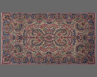 Imperial Bloom of Kayseri, Vintage Turkish Rug, 4 x 7 ft Rug, Vintage Rug