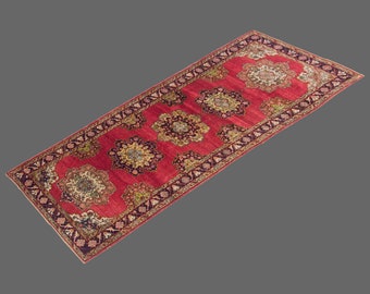 5 X 13 feet Vintage Rug Runner,Floor Oushak Rug,Hallway Turkish Rug Runner,Oushak Rugs,long runner, narrow long runner,Oushak Long Runner