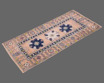 Vintage Rug, Area Rug, Turkish Rug, 4'6 x 8'4 feet, Oushak Rug, Antique Rug, Oriental Rug, Handmade Rug, Decorative Rug, Large Rug,Old Rug
