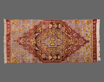 2x4 rug, 2 x 4.4 rug, Turkish Rug, Vintage Rug, Area Rug, Oushak Rug, Antique Rug, Oriental Rug, Handmade Rug, Old Rug, Wool Rug