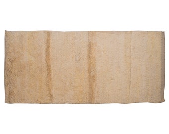 5x9  Moroccan Beni Ourain Rug,Vintage Handmade Wool Tulu Flokati Rug