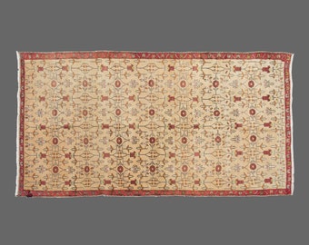 Turkish Rug, Area" Rug, Vintage Rug, 5 x 9'5 feet, Anatolian Rug, Antique Rug, Oriental Rug, Handmade Rug, Decorative Rug, Muted Rug