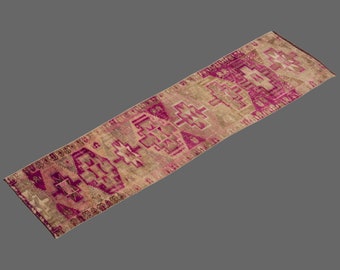 2.5 X 10.7 Floor Turkish Runner,Oushak Rug Runner,Vintage Runner Rug,Oushak Rug Runner,Handmade Rug,Floor rug runner,Home Decor Rug Runner