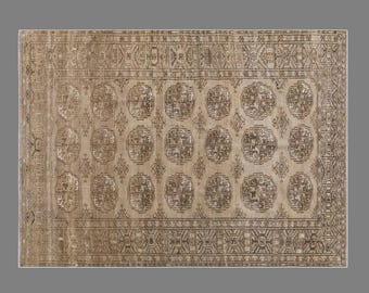 Vintage Turkish Rug, 118x160 cm (3.9x5.2 ft), Oushak Area Rug, Antique Handmade Rug, 60+ One of a Kind Old Rug