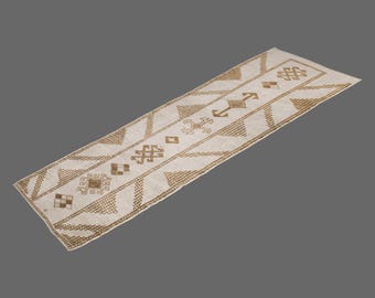 3'3 x 10'7 ft Runner Carpet, 100 x 322 cm Runner Rug,Oushak Rug,Runner Rug,Turkish Runner Rug,Vintage Rug,Hallway Rug,Turkish Rug