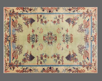 Vintage Anatolian Turkish Rug 122 x 172 cm (4 x 5.8 ft) | Wool Oriental Decorative Rug