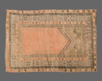 Turkish Rug, Area" Rug, Vintage Rug, 3'6 x 5'7 feet, Anatolian Rug, Antique Rug, Oriental Rug, Handmade Rug, Decorative Rug