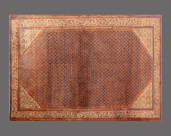128 x 205 cm 4.2 x 6.9 ft Rug, Vintage Turkish Wool Rug, Handwoven Anatolian Carpet, 60 Years Old Traditional Oriental Rug, Bohemian Rug