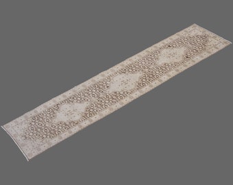 2'5 X 14'5 feet distressed rug runner,Oushak runner rug,oushak runner vintage,hallway long runner,floor home decor rug Runner,Turkish Runner
