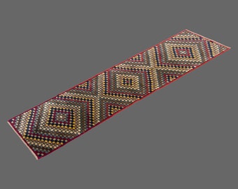 2.7 X 10.5 Floor Turkish Runner,Oushak Rug Runner,Vintage Runner Rug,Oushak Rug Runner,Handmade Rug,Floor rug runner,Home Decor Rug Runner