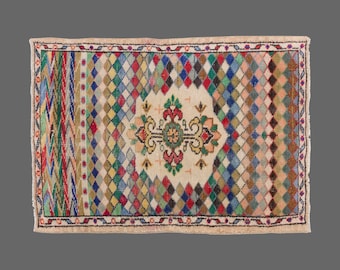 Turkish Rug,Decorative" Rug,Wonderful Turkish Rugs on Sale!Vintage Rug,Oushak Rug,Rug,Chic Rug,2'7" x 4" feet 80 x 122 cm