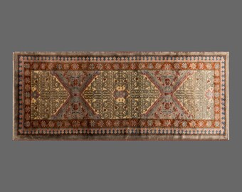 1'9 x 5'6 Floor Turkish Runner,Oushak Rug Runner,Antique Runner Rug,Oushak Rug Runner,Handmade Rug,Floor rug runner,Home Decor Rug Runner