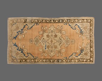 Turkish Rug, Area" Rug, Vintage Rug, 3'7 x 6'5 feet, Anatolian Rug, Antique Rug, Oriental Rug, Handmade Rug, Decorative Rug