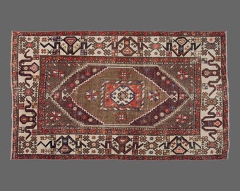 Turkish Rug,Decorative" Rug,Wonderful Turkish Rugs on Sale! FREE SHIPPING! Vintage Rug,Oushak Rug,Rug,Chic Rug,5'1" x 8'2" feet 155 x 248 cm