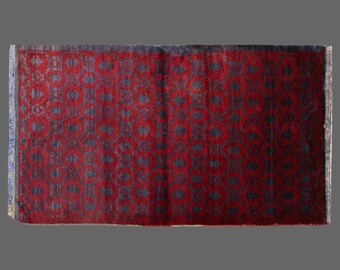 5x11 Moroccan Wool Beni Ourain Rug,Vintage Bohemian Flokati Rug