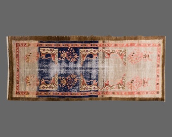 Oushak Rug, Floor Rug, Area Rug, Turkish Rug, Vintage Rug, 4x8 ft rug, Antique Rug, Oriental Rug, Handmade Rug, Decorative Rug, Old Rug